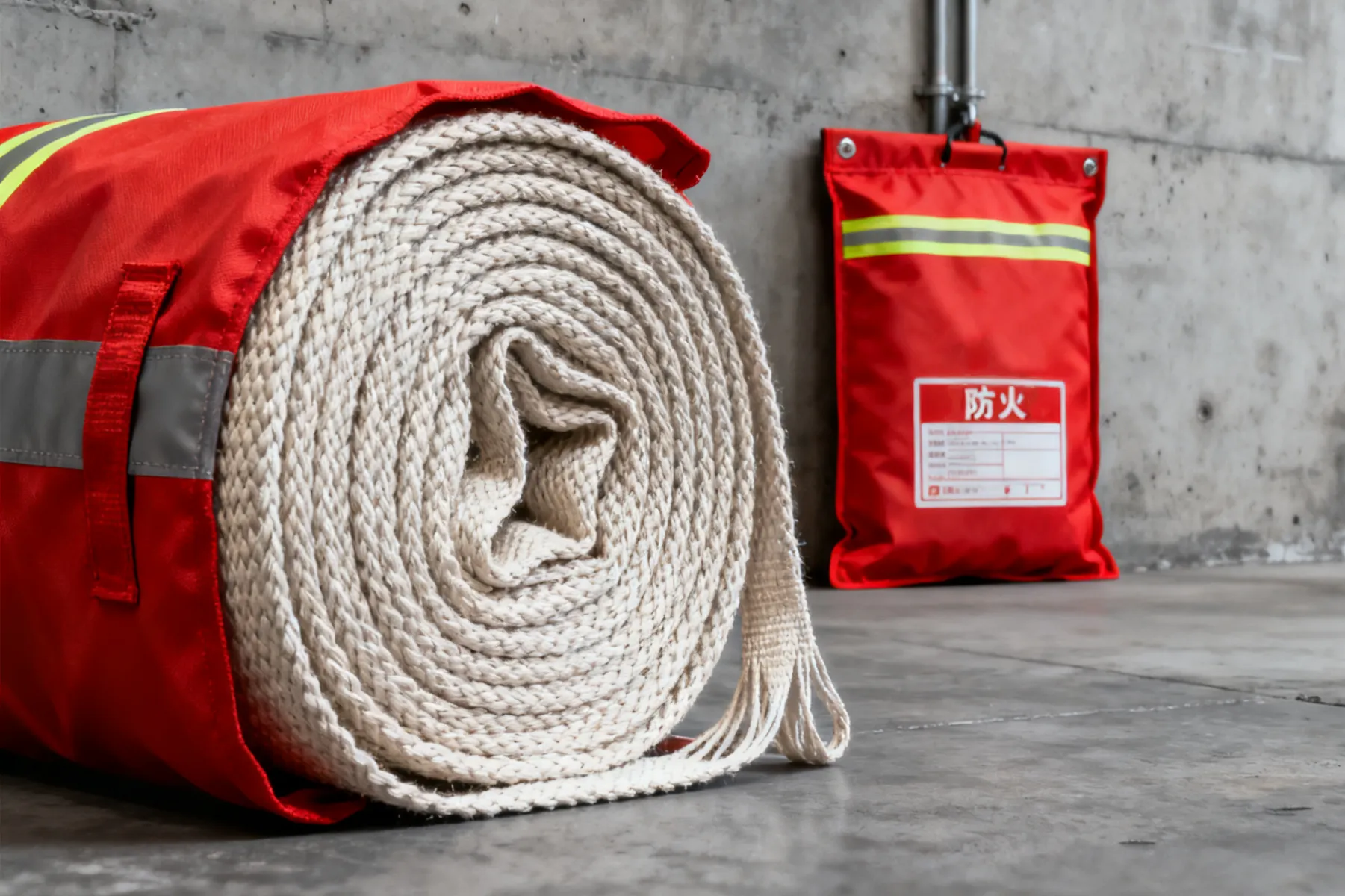 Fireproof fabric and tape for welding protection