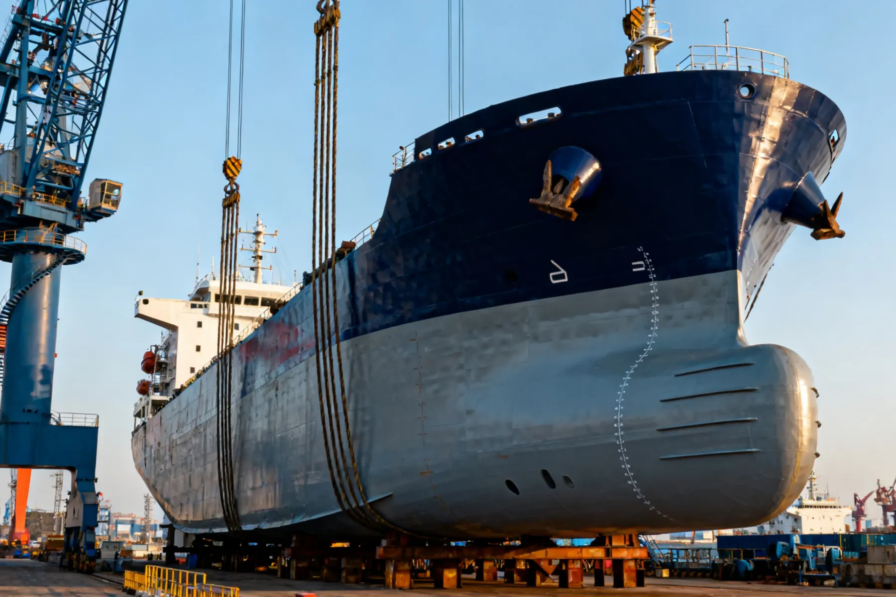 Ship hull manufacturing with fiberglass fabric